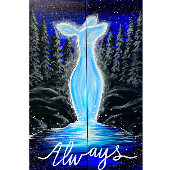 IN-STUDIO EVENT- HP's Birthday. Single or Double Canvas